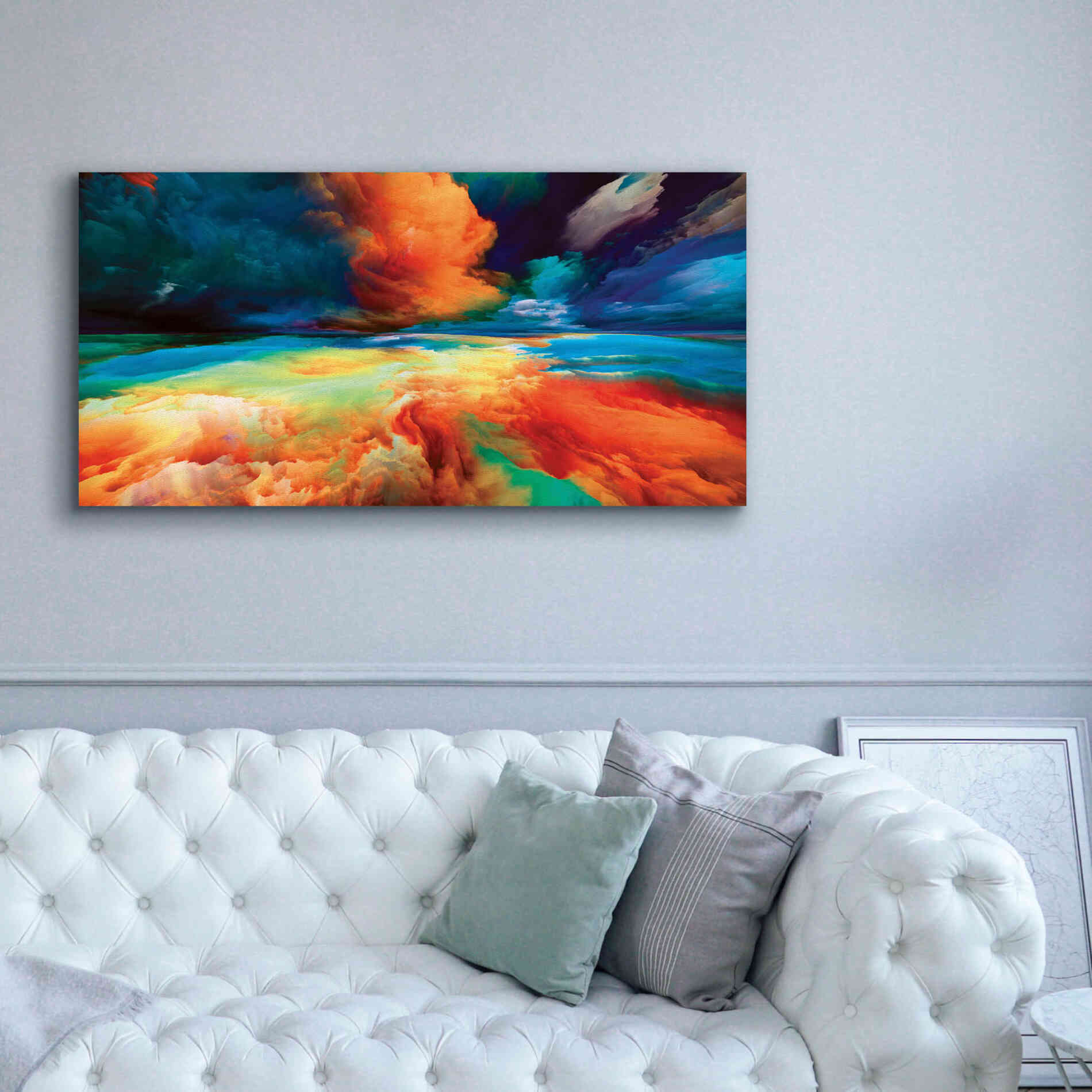 'Emotional Anger' by Epic Portfolio, Giclee Canvas Wall Art,60x30