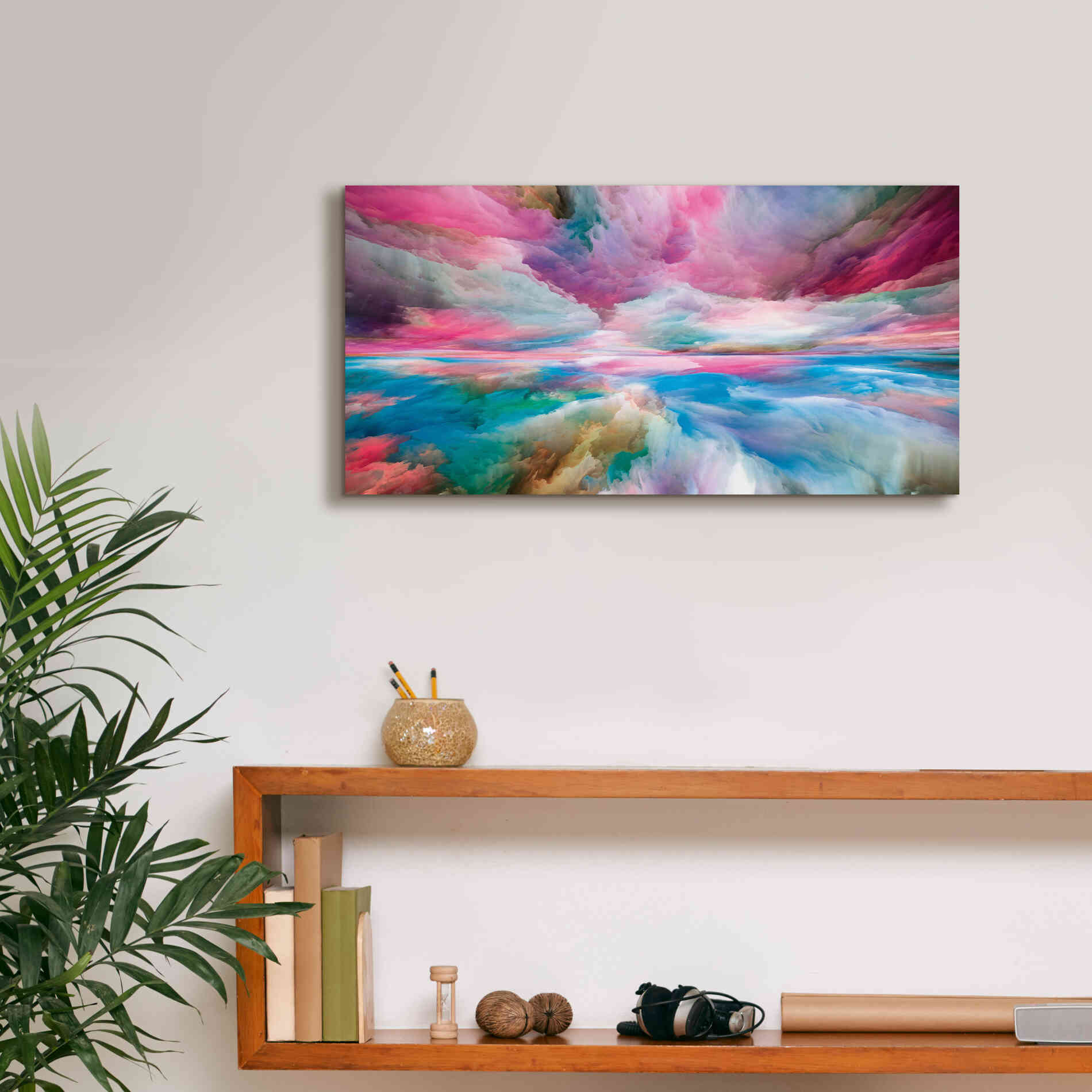 'Emotional Madness' by Epic Portfolio, Giclee Canvas Wall Art,24x12