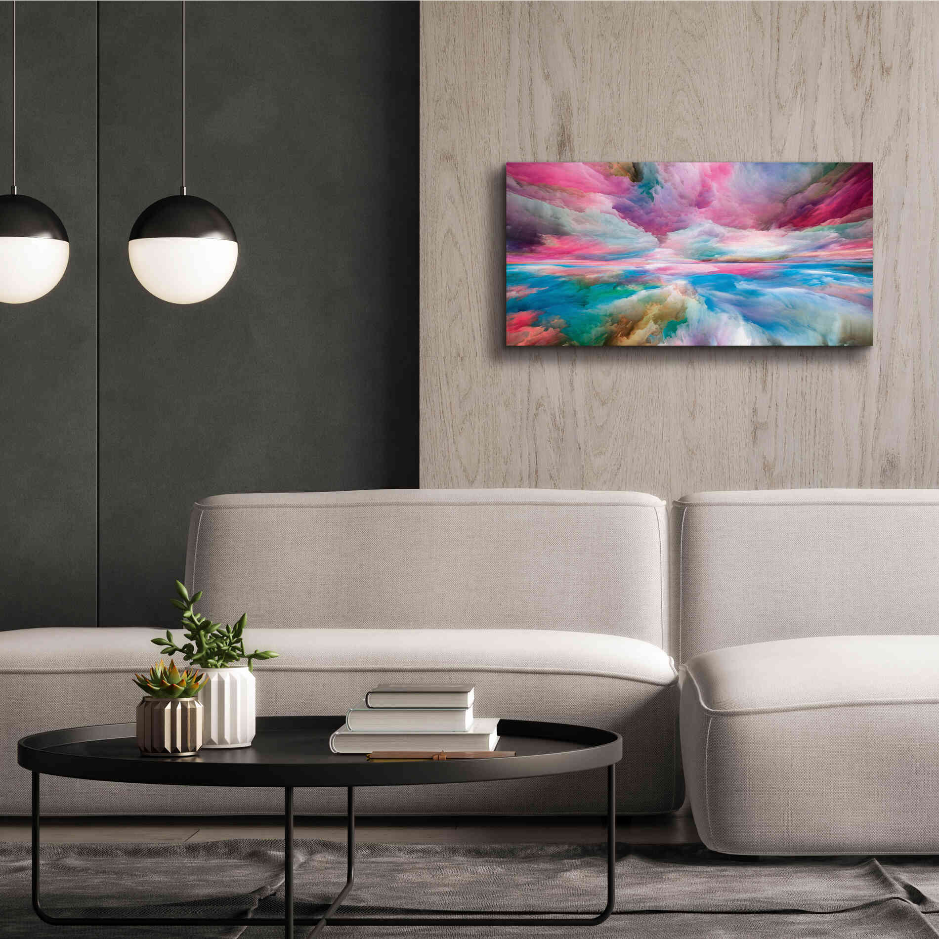 'Emotional Madness' by Epic Portfolio, Giclee Canvas Wall Art,40x20