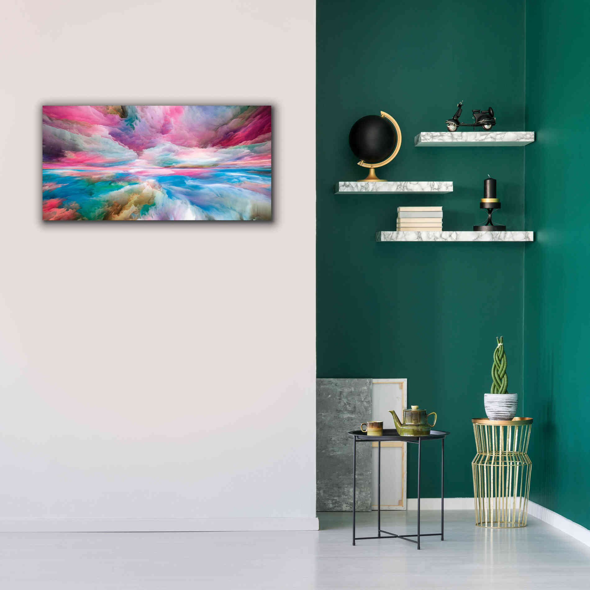 'Emotional Madness' by Epic Portfolio, Giclee Canvas Wall Art,40x20