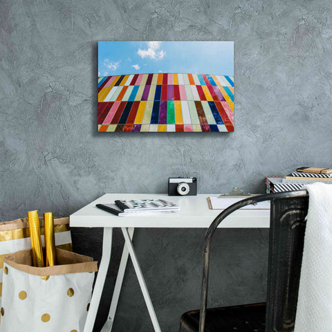 Image of 'Glass Rainbow' by Epic Portfolio, Giclee Canvas Wall Art,18x12