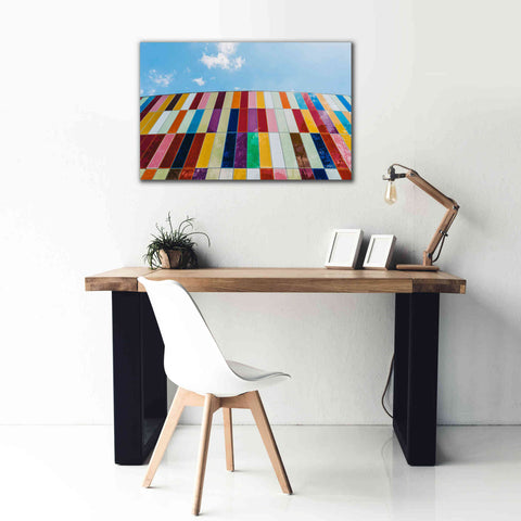 Image of 'Glass Rainbow' by Epic Portfolio, Giclee Canvas Wall Art,40x26