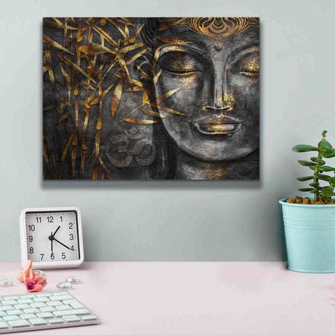 Image of 'Golden Budha' by Epic Portfolio, Giclee Canvas Wall Art,16x12