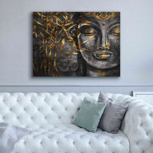 'Golden Budha' by Epic Portfolio, Giclee Canvas Wall Art,54x40
