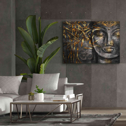 Image of 'Golden Budha' by Epic Portfolio, Giclee Canvas Wall Art,54x40