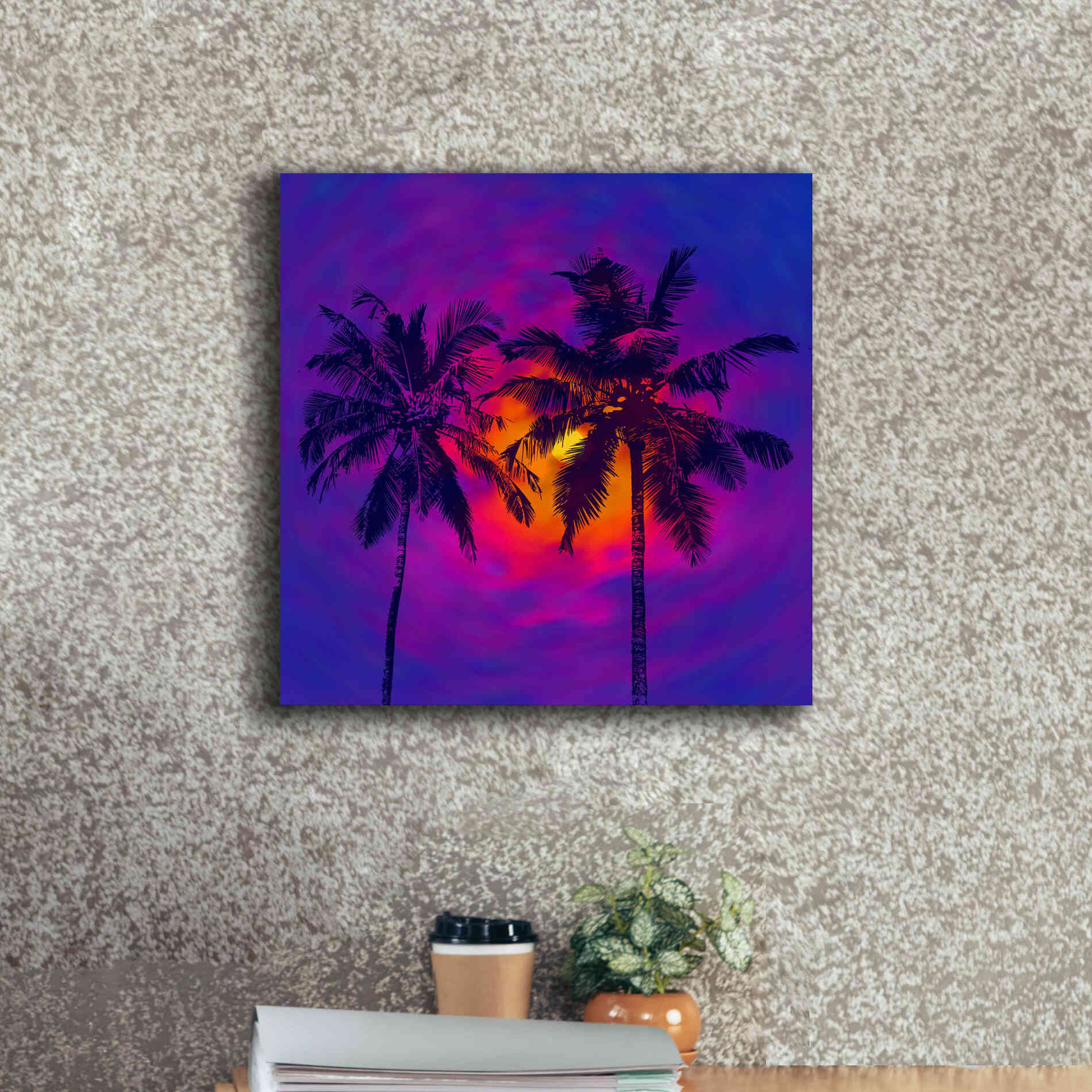 'Good Night Florida' by Epic Portfolio, Giclee Canvas Wall Art,18x18