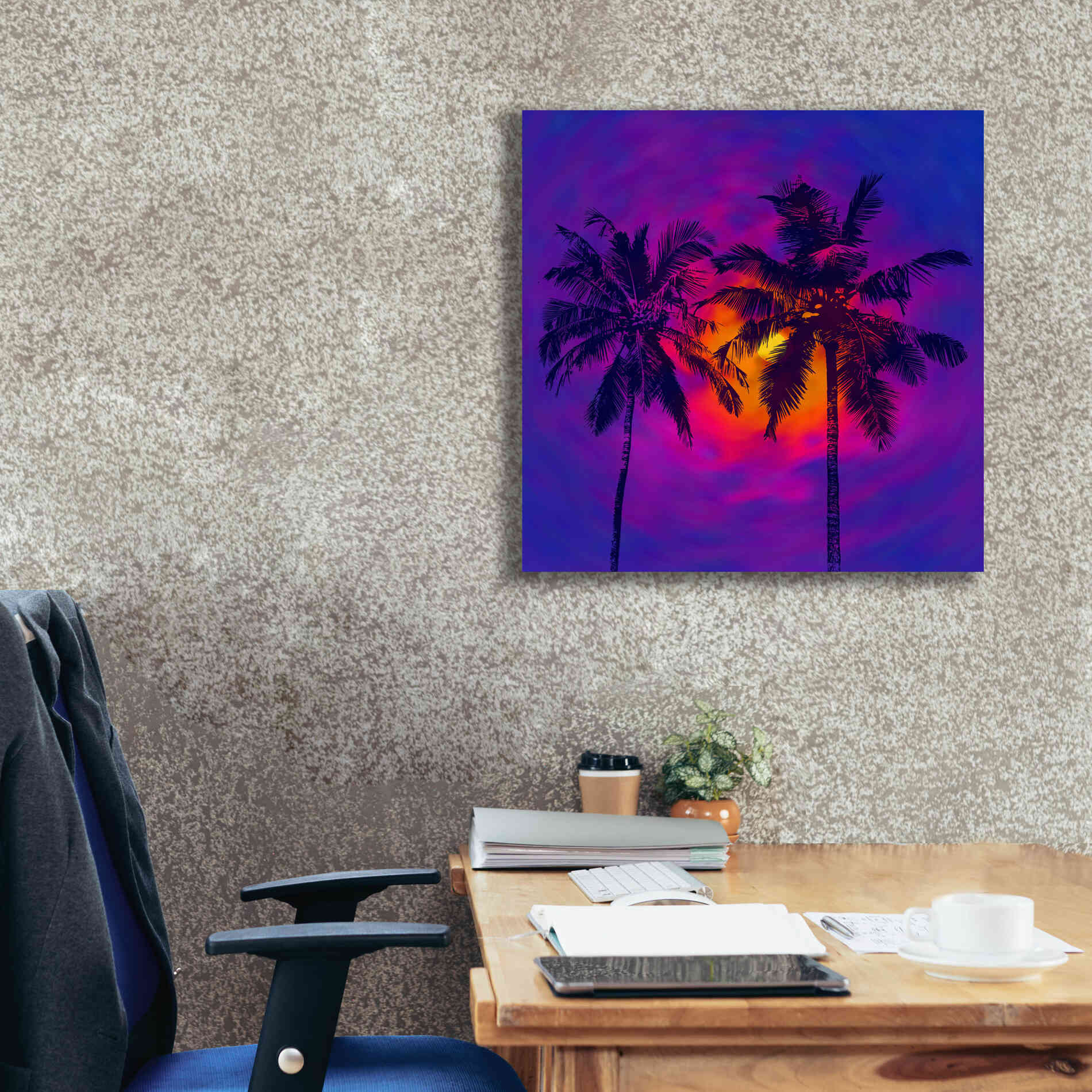 'Good Night Florida' by Epic Portfolio, Giclee Canvas Wall Art,26x26