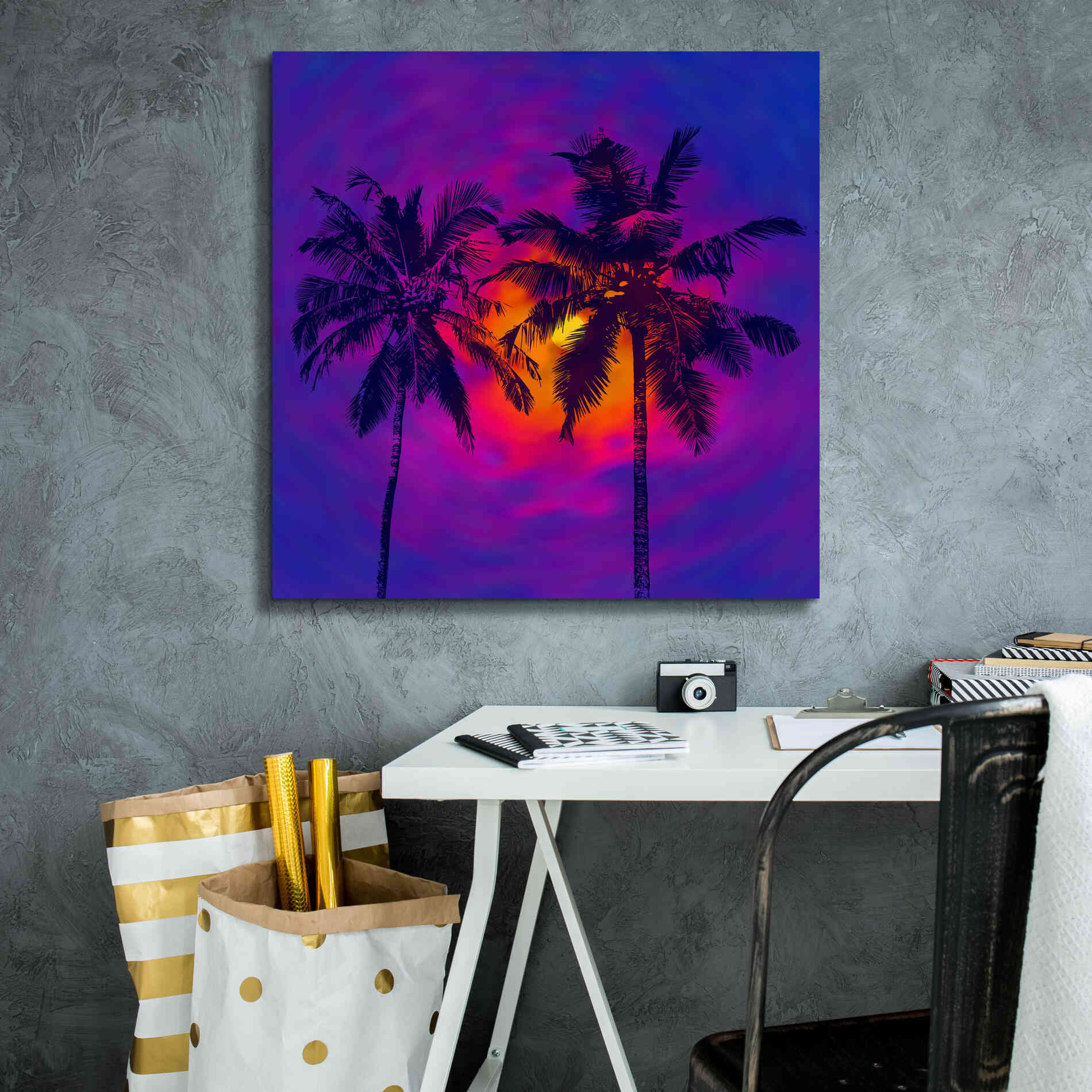 'Good Night Florida' by Epic Portfolio, Giclee Canvas Wall Art,26x26