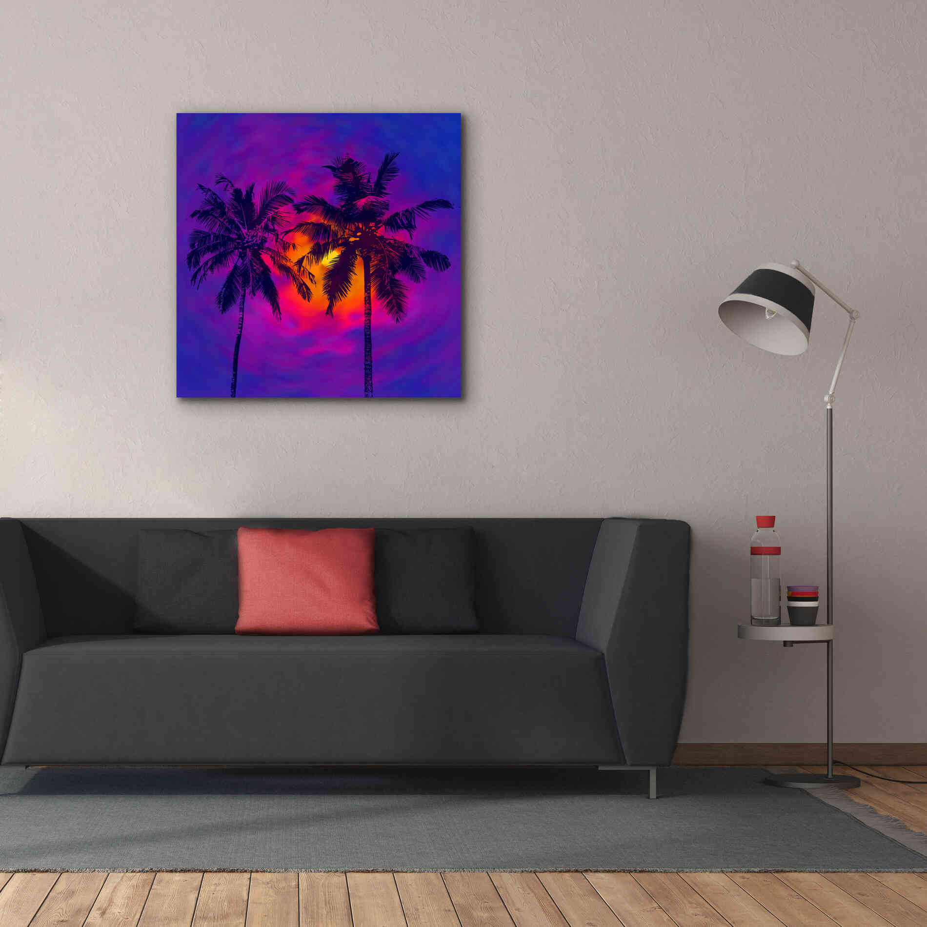 'Good Night Florida' by Epic Portfolio, Giclee Canvas Wall Art,37x37