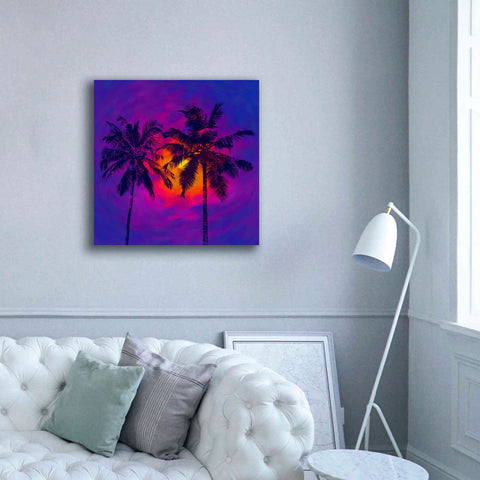 Image of 'Good Night Florida' by Epic Portfolio, Giclee Canvas Wall Art,37x37