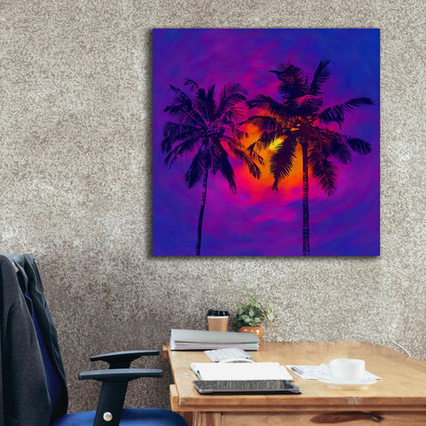 Image of 'Good Night Florida' by Epic Portfolio, Giclee Canvas Wall Art,37x37