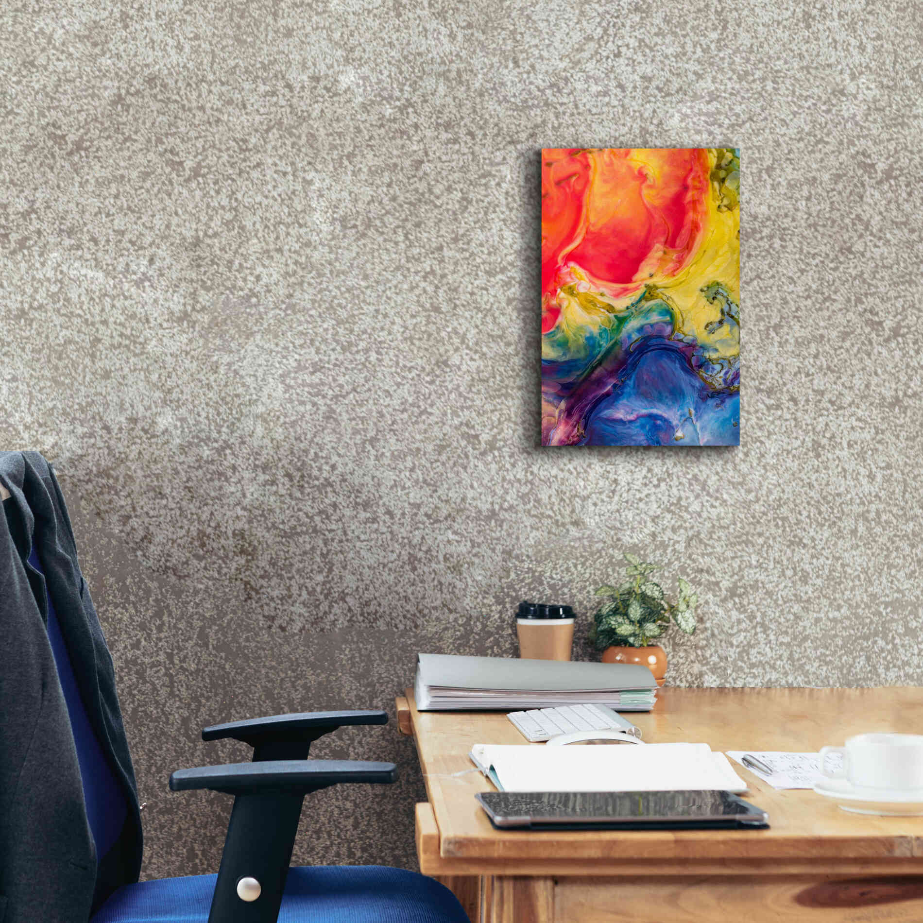 'Ice Cream Flow' by Epic Portfolio, Giclee Canvas Wall Art,12x18