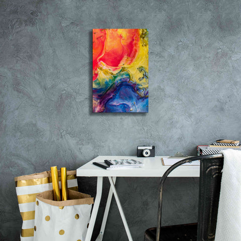 Image of 'Ice Cream Flow' by Epic Portfolio, Giclee Canvas Wall Art,12x18