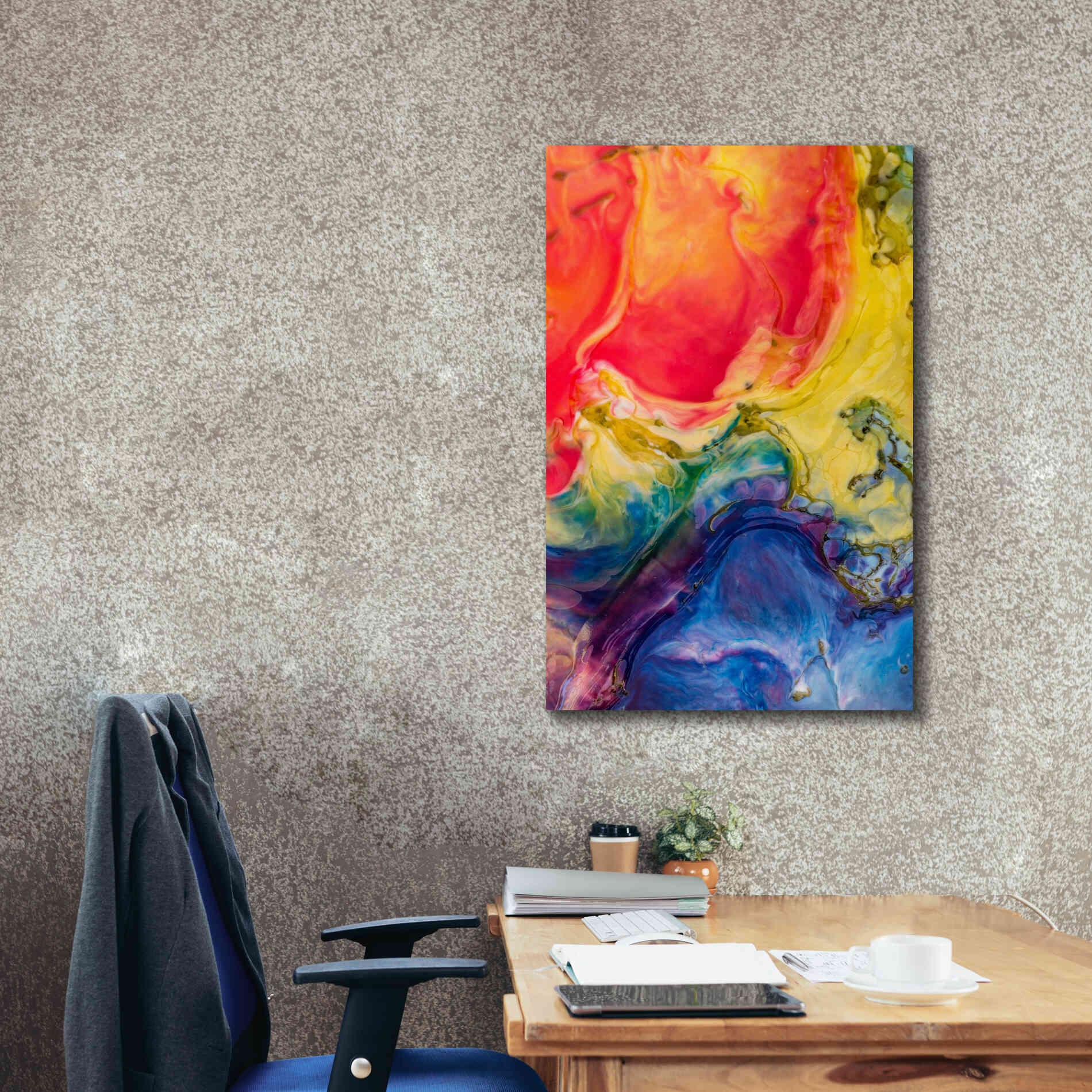 'Ice Cream Flow' by Epic Portfolio, Giclee Canvas Wall Art,26x40