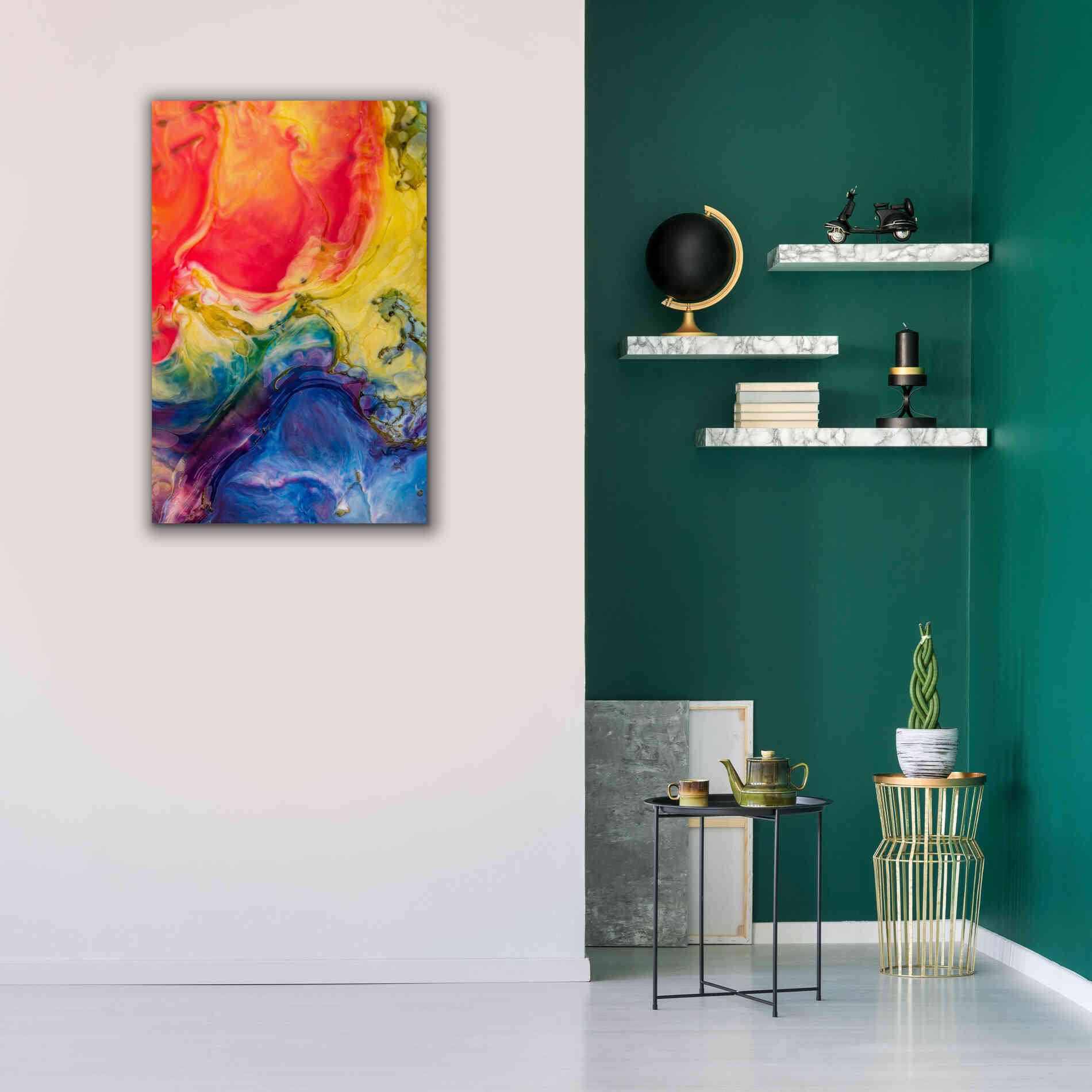 'Ice Cream Flow' by Epic Portfolio, Giclee Canvas Wall Art,26x40