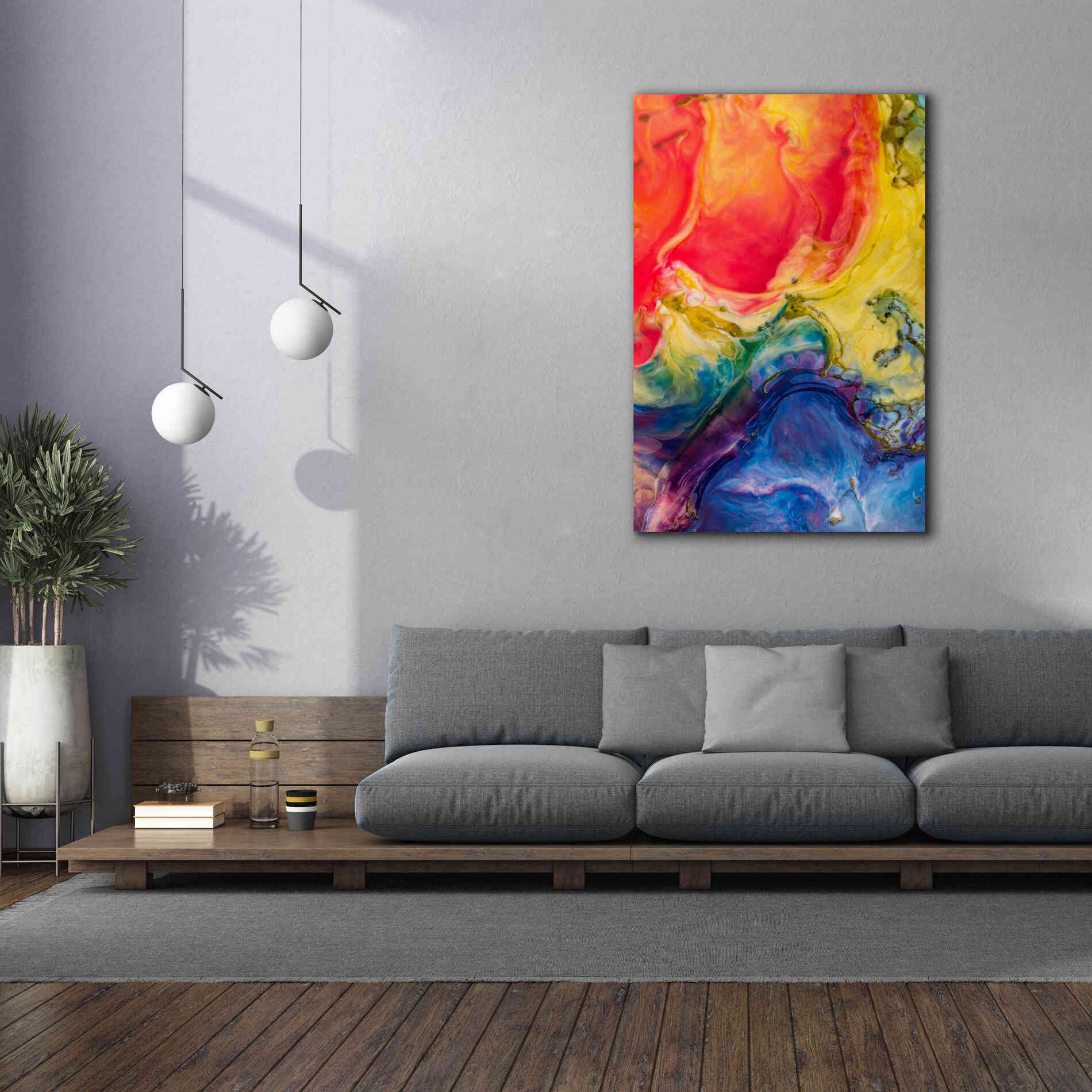 'Ice Cream Flow' by Epic Portfolio, Giclee Canvas Wall Art,40x60