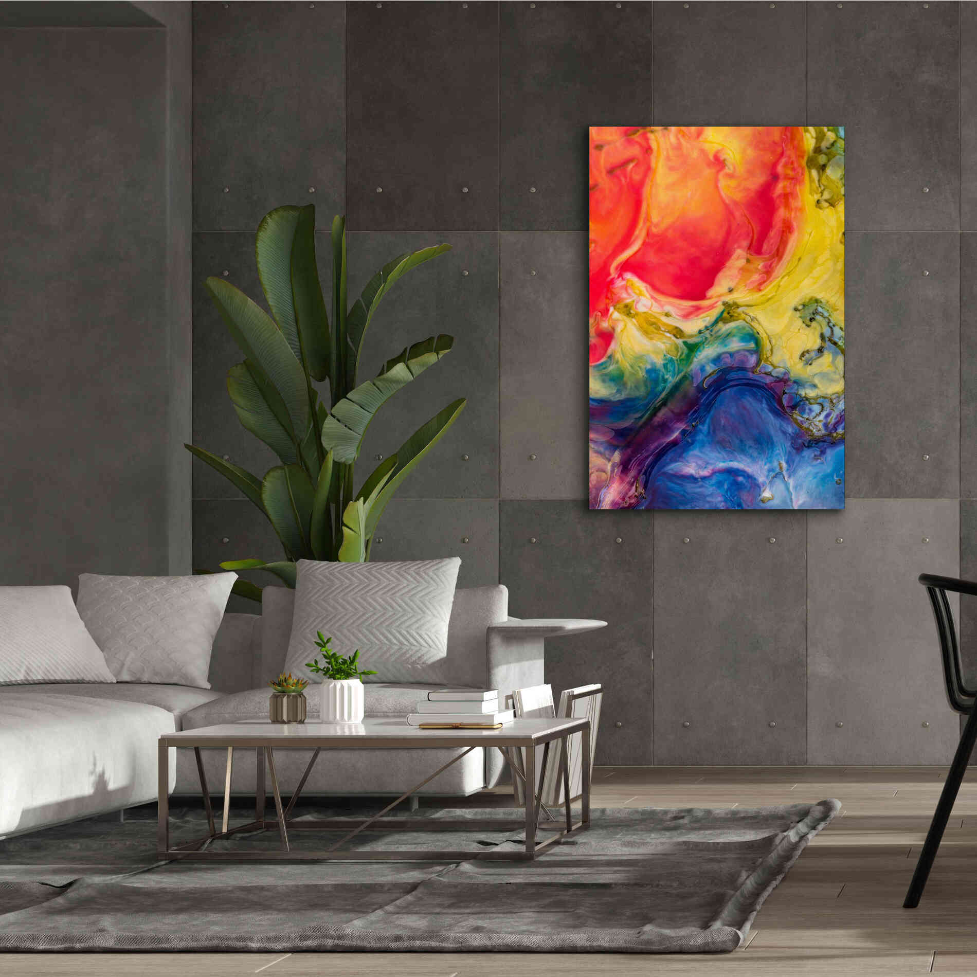 'Ice Cream Flow' by Epic Portfolio, Giclee Canvas Wall Art,40x60