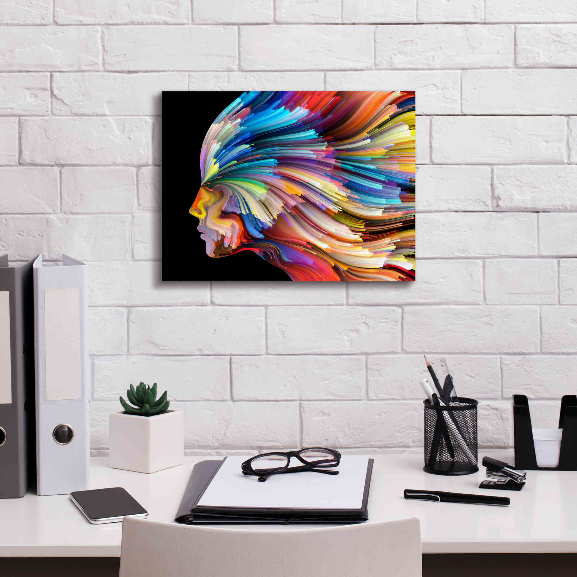 'In Thought' by Epic Portfolio, Giclee Canvas Wall Art,16x12