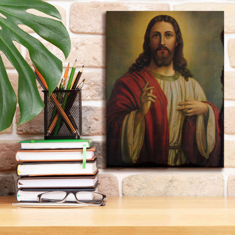 Image of 'Jesus' by Epic Portfolio, Giclee Canvas Wall Art,12x16