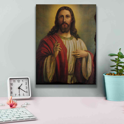 Image of 'Jesus' by Epic Portfolio, Giclee Canvas Wall Art,12x16