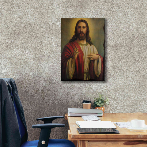 Image of 'Jesus' by Epic Portfolio, Giclee Canvas Wall Art,18x26
