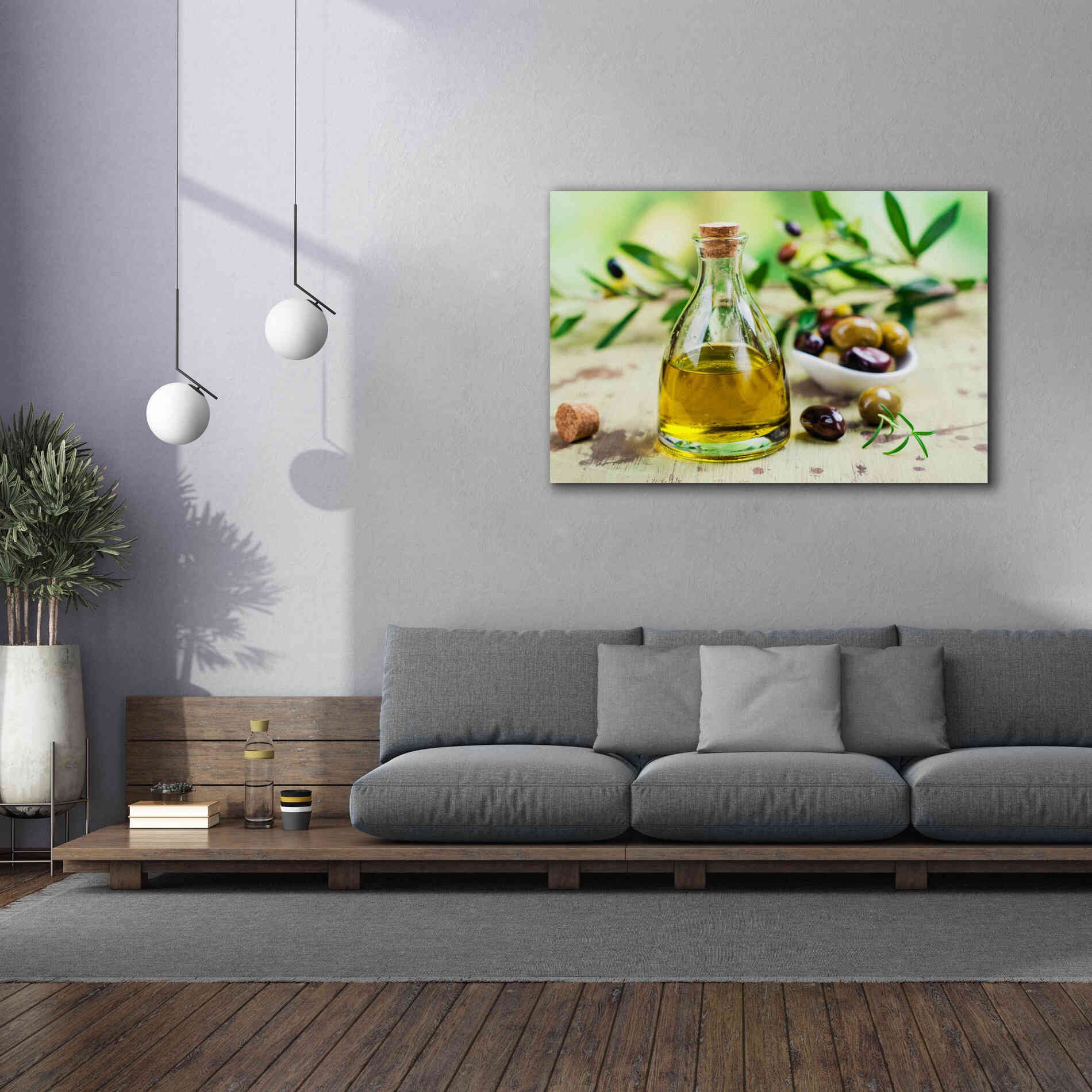'Mama's Kitchen - Olive Oil' by Epic Portfolio, Giclee Canvas Wall Art,60x40