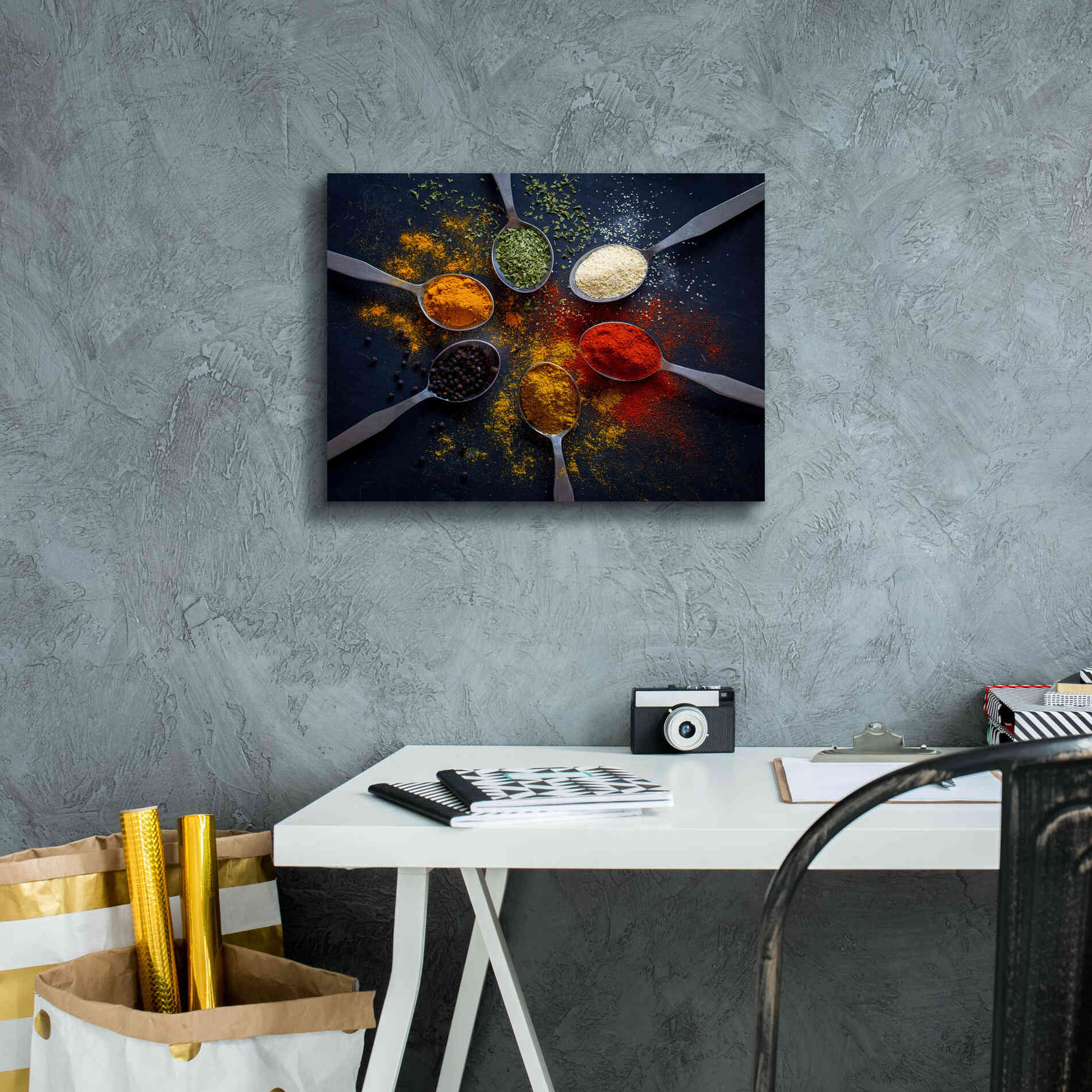 'Mama's Spices' by Epic Portfolio, Giclee Canvas Wall Art,16x12