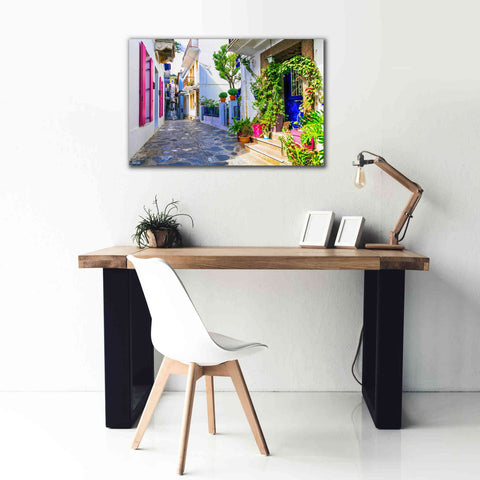 Image of 'Moroccan Alley ' by Epic Portfolio, Giclee Canvas Wall Art,40x26