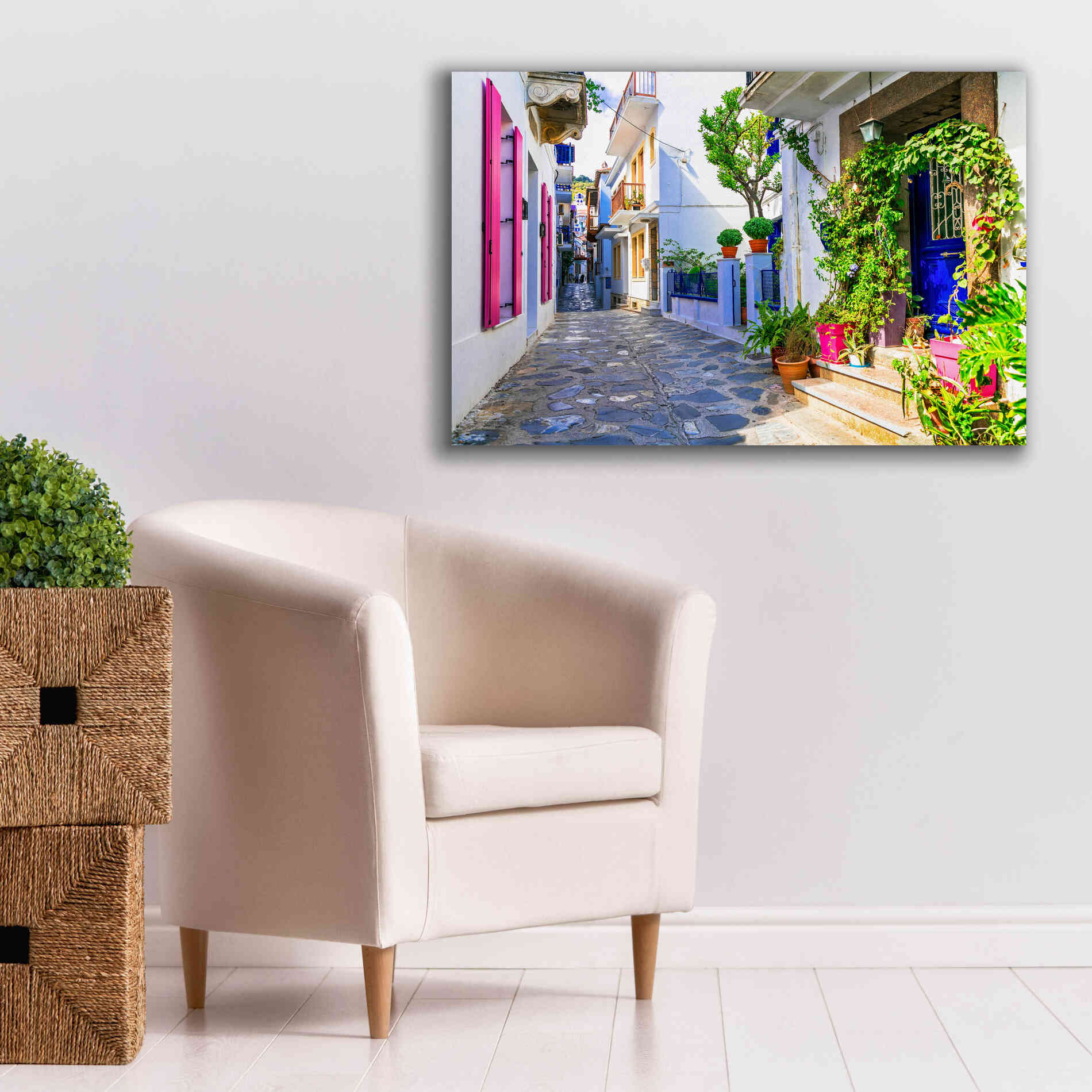 'Moroccan Alley ' by Epic Portfolio, Giclee Canvas Wall Art,40x26