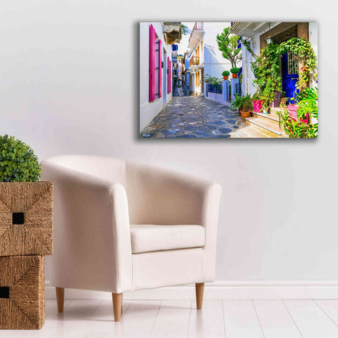 Image of 'Moroccan Alley ' by Epic Portfolio, Giclee Canvas Wall Art,40x26