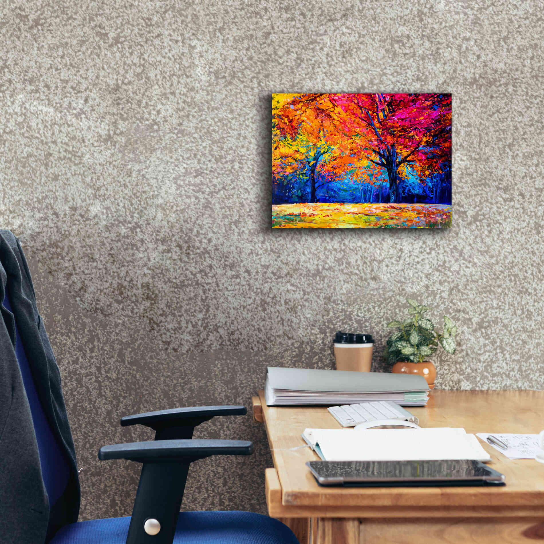 'October' by Epic Portfolio, Giclee Canvas Wall Art,16x12