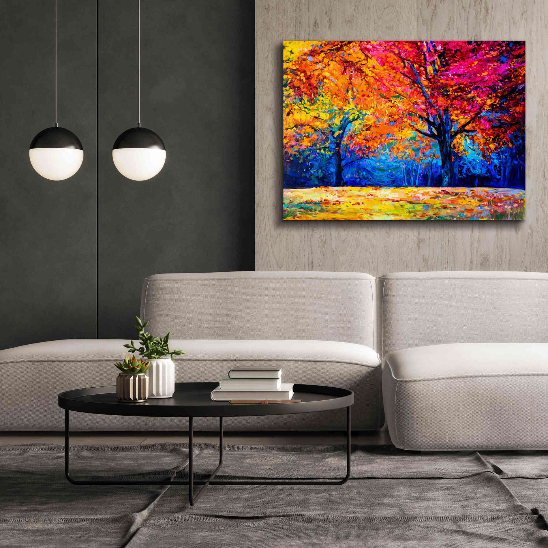 'October' by Epic Portfolio, Giclee Canvas Wall Art,54x40