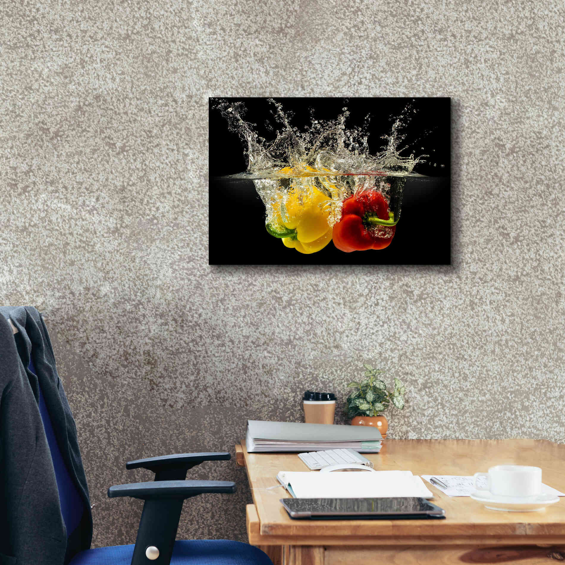 'Pepper Splash' by Epic Portfolio, Giclee Canvas Wall Art,26x18