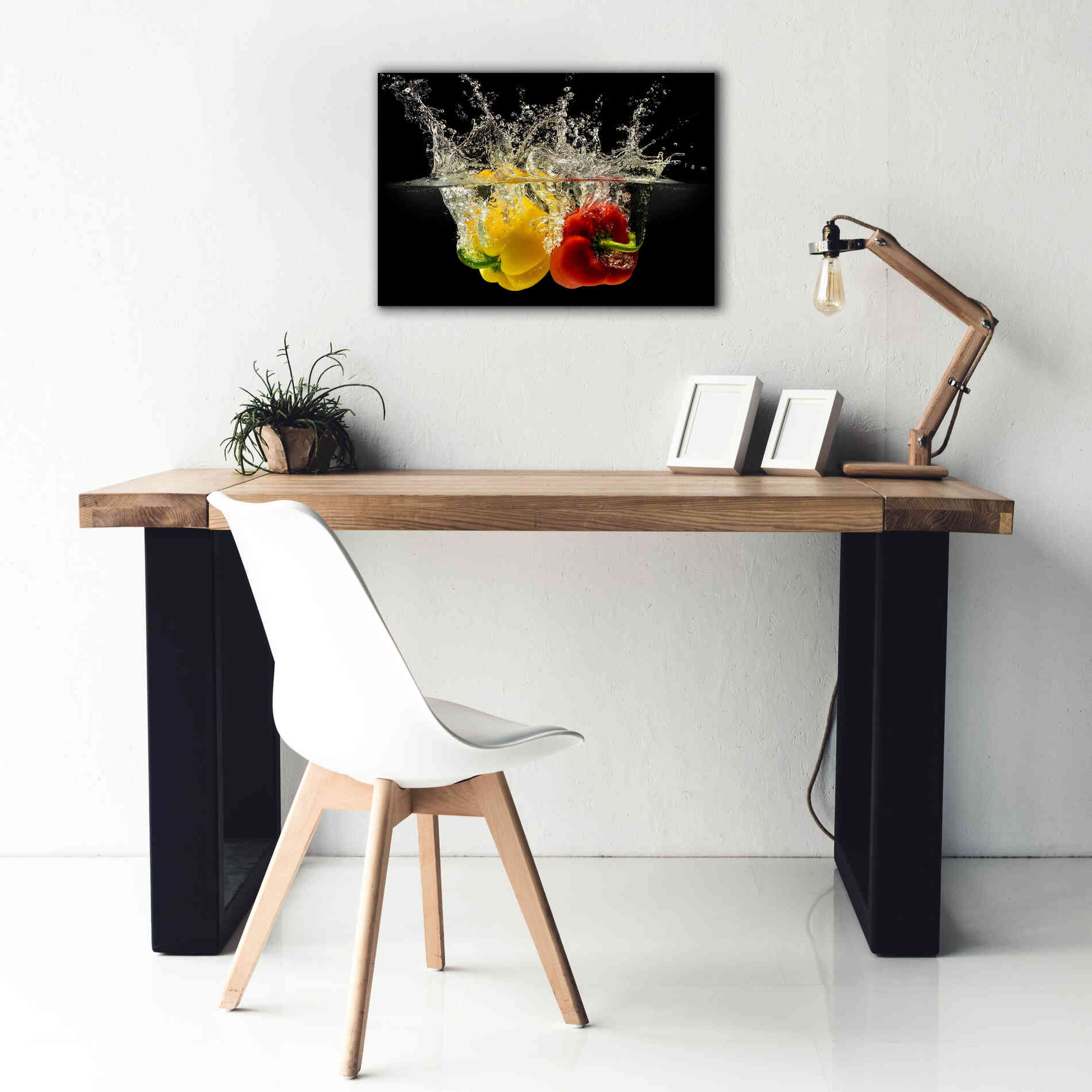 'Pepper Splash' by Epic Portfolio, Giclee Canvas Wall Art,26x18