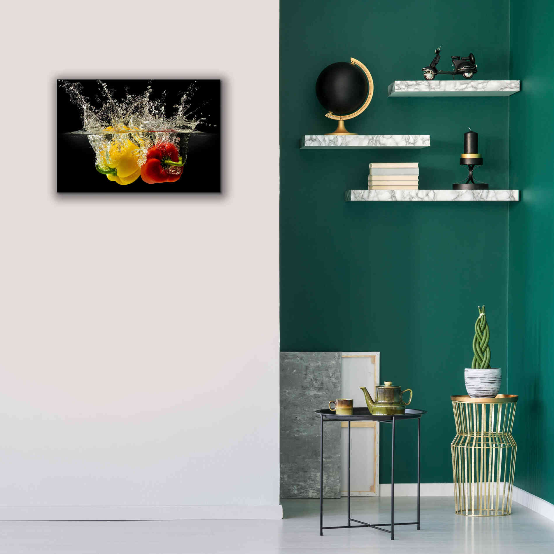 'Pepper Splash' by Epic Portfolio, Giclee Canvas Wall Art,26x18