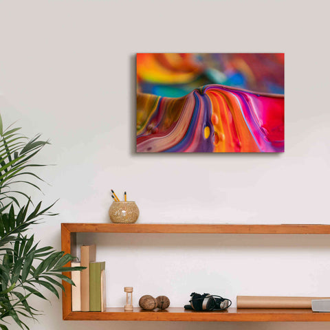 Image of 'Rainbow Lava' by Epic Portfolio, Giclee Canvas Wall Art,18x12