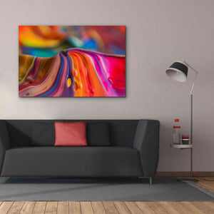 'Rainbow Lava' by Epic Portfolio, Giclee Canvas Wall Art,60x40