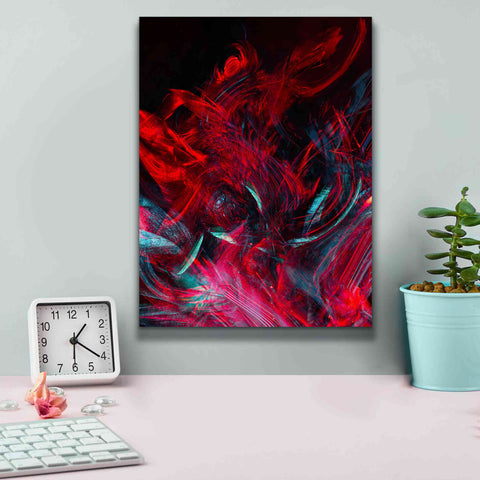 Image of 'Red Inferno' by Epic Portfolio, Giclee Canvas Wall Art,12x16