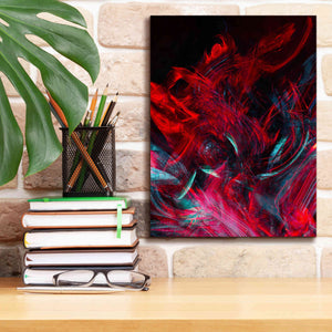 'Red Inferno' by Epic Portfolio, Giclee Canvas Wall Art,12x16