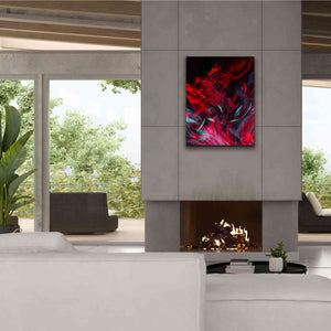'Red Inferno' by Epic Portfolio, Giclee Canvas Wall Art,26x34