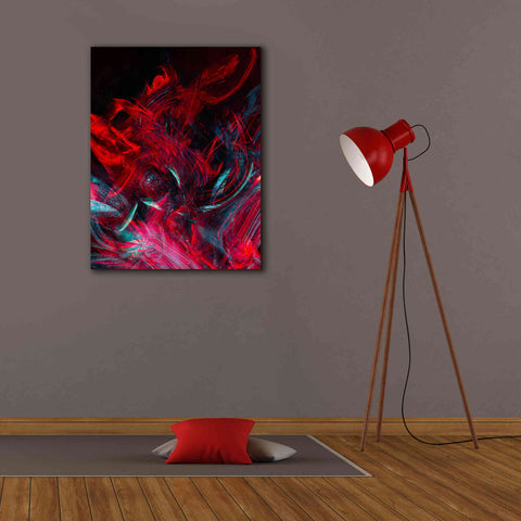 Image of 'Red Inferno' by Epic Portfolio, Giclee Canvas Wall Art,26x34
