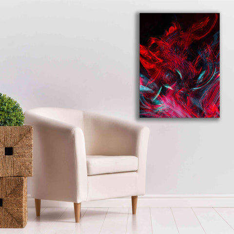 Image of 'Red Inferno' by Epic Portfolio, Giclee Canvas Wall Art,26x34