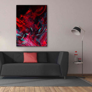 'Red Inferno' by Epic Portfolio, Giclee Canvas Wall Art,40x54