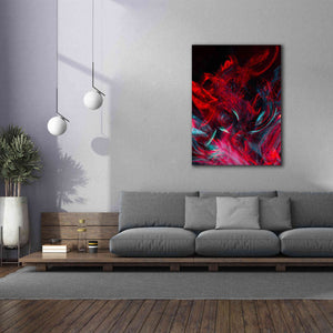 'Red Inferno' by Epic Portfolio, Giclee Canvas Wall Art,40x54