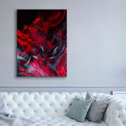 Image of 'Red Inferno' by Epic Portfolio, Giclee Canvas Wall Art,40x54
