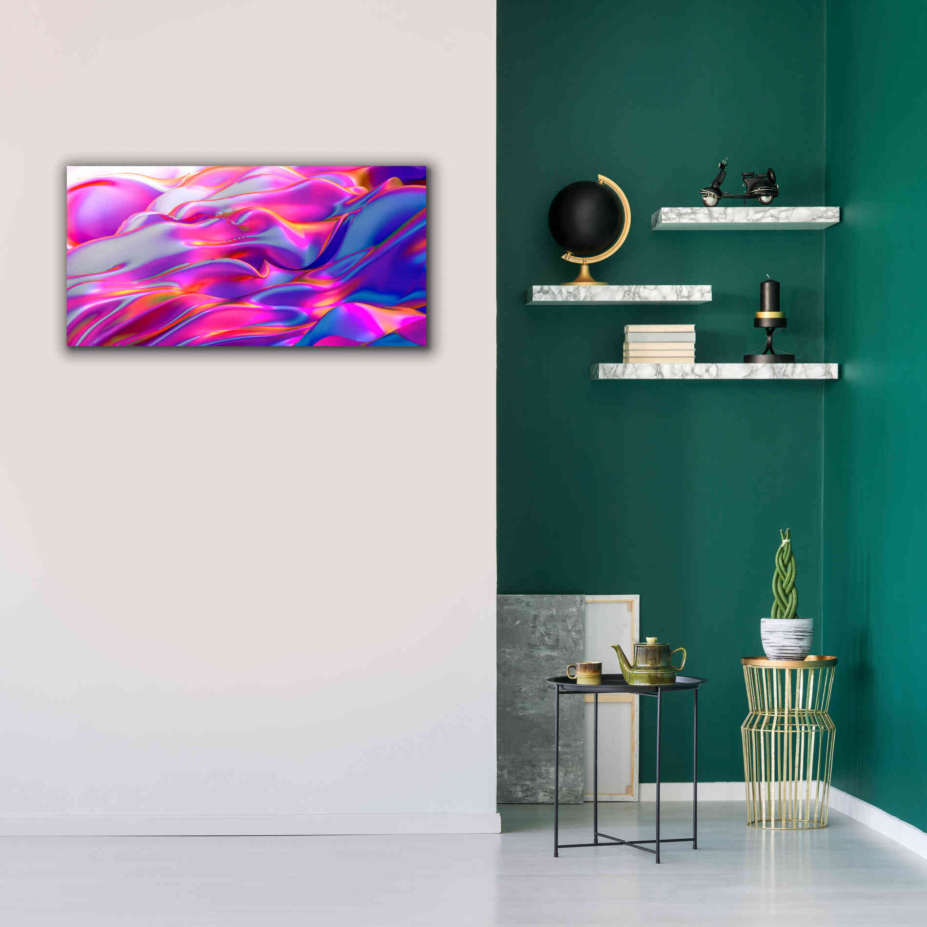 'Silk Dessert' by Epic Portfolio, Giclee Canvas Wall Art,40x20