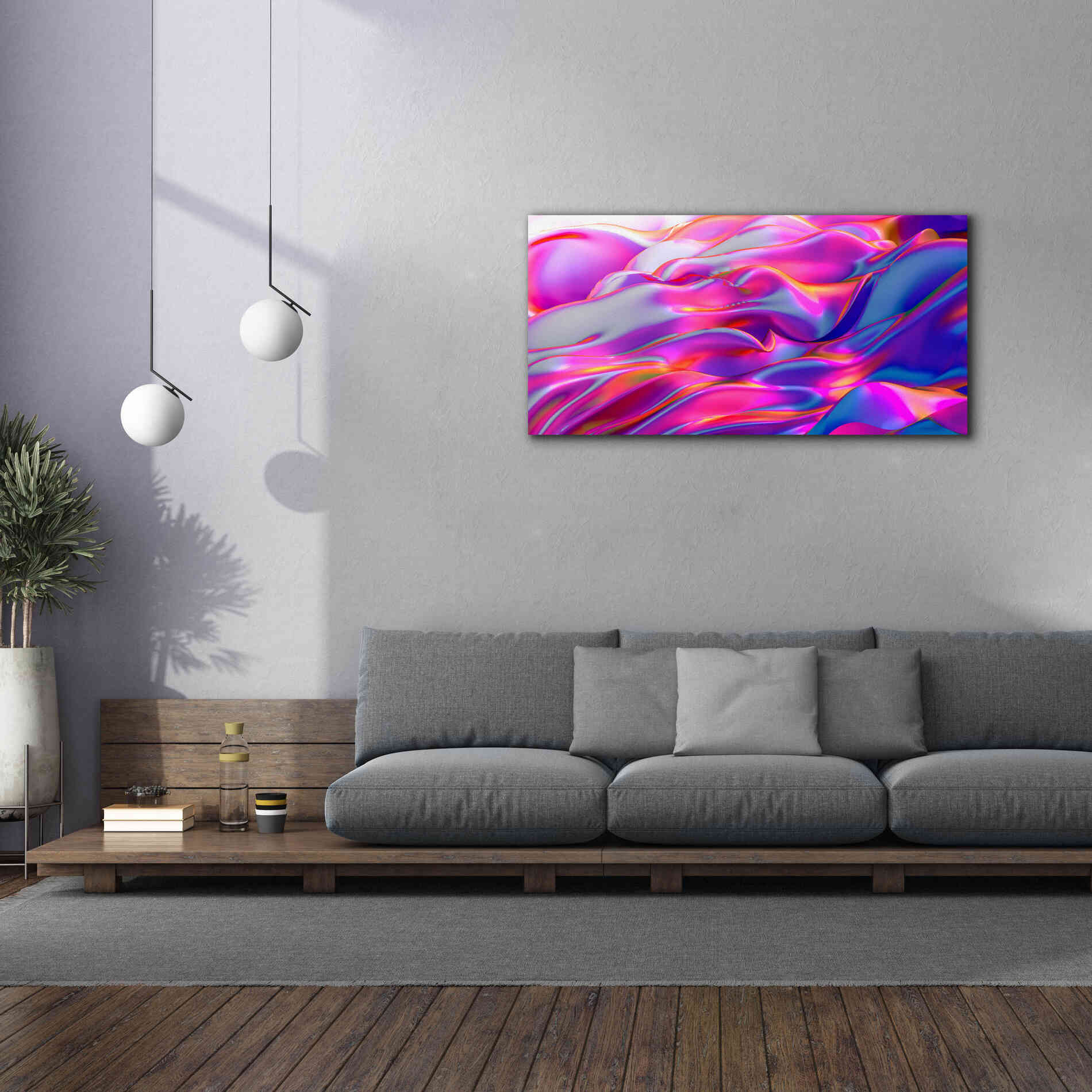 'Silk Dessert' by Epic Portfolio, Giclee Canvas Wall Art,60x30