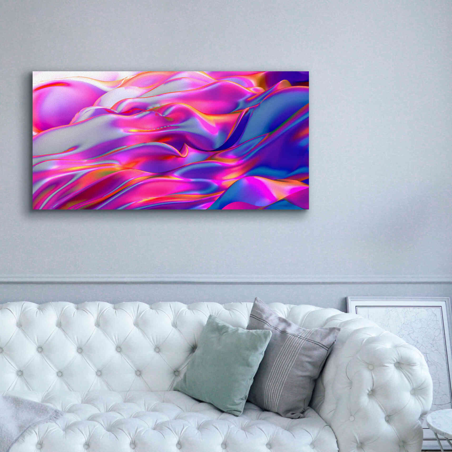 'Silk Dessert' by Epic Portfolio, Giclee Canvas Wall Art,60x30