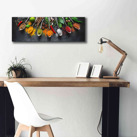 Image of 'Spicy World Ii' by Epic Portfolio, Giclee Canvas Wall Art,36x12