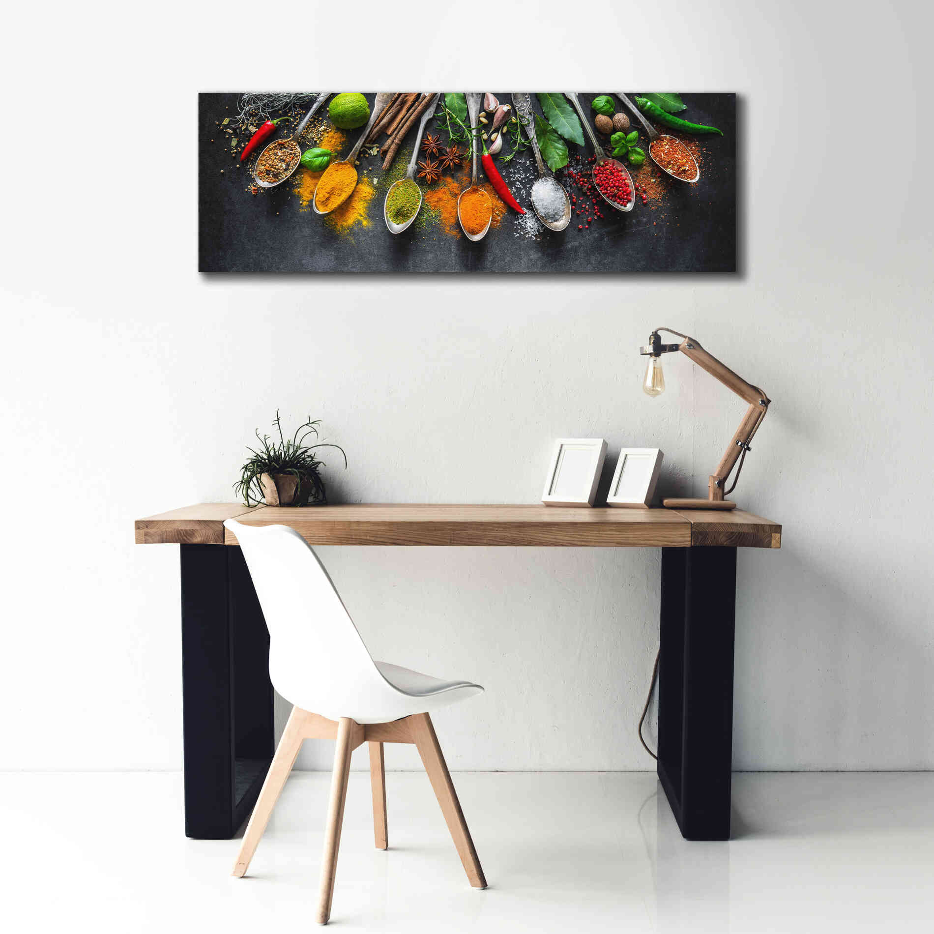 'Spicy World Ii' by Epic Portfolio, Giclee Canvas Wall Art,60x20
